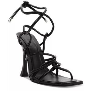 SCHUTZ Black Strappy Heels